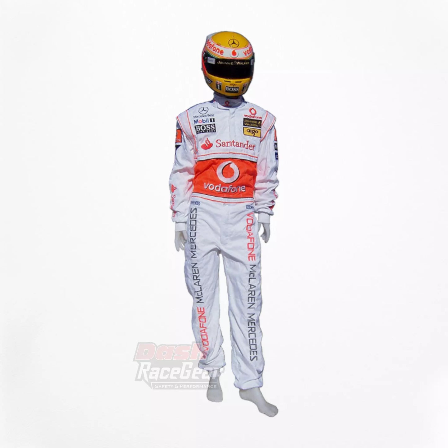 2007 Fernando Alonso McLaren F1 Embroidered Racing Suit - Dash Racegear