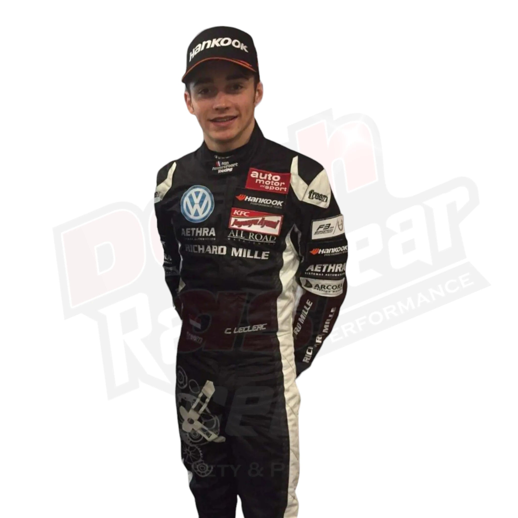 2015 Charles Leclerc Richard Mille F3 Race suit | Silverstone 