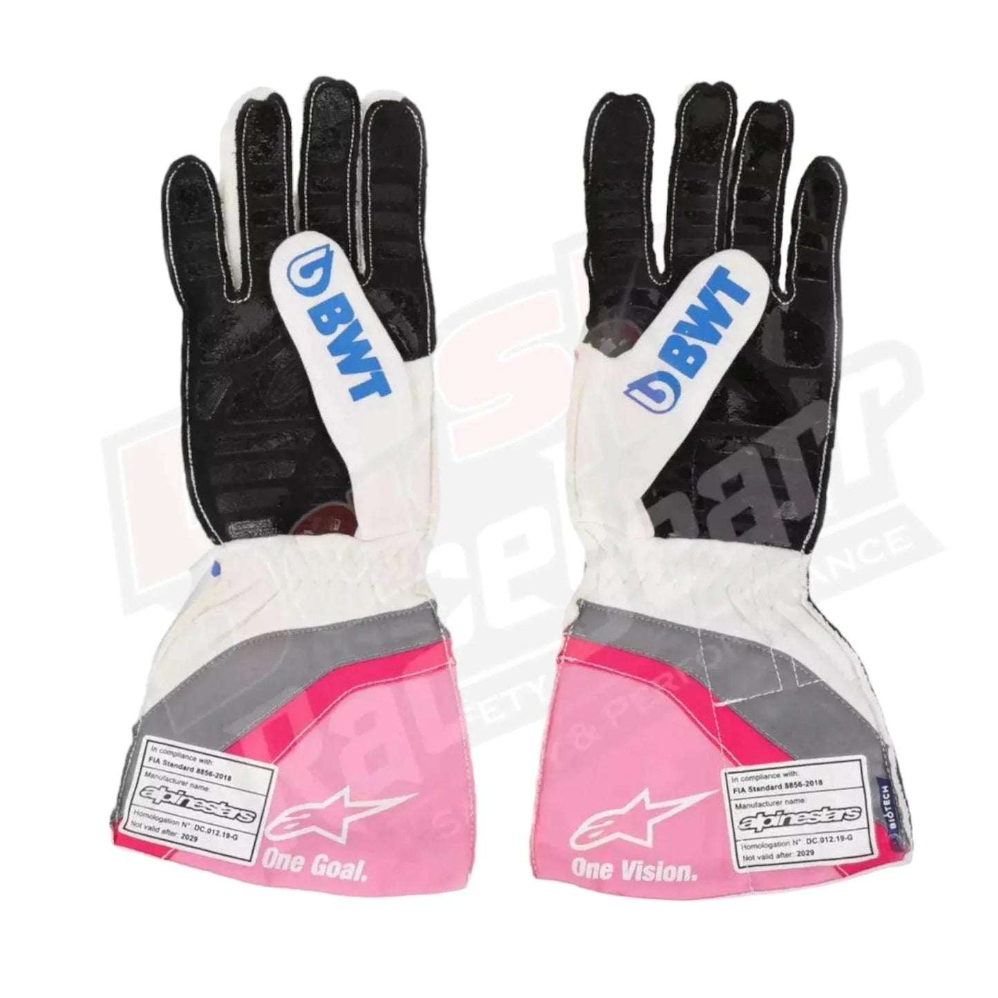 2020 Sergio Pérez BWT F1 Team Race Gloves - Dash Racegear