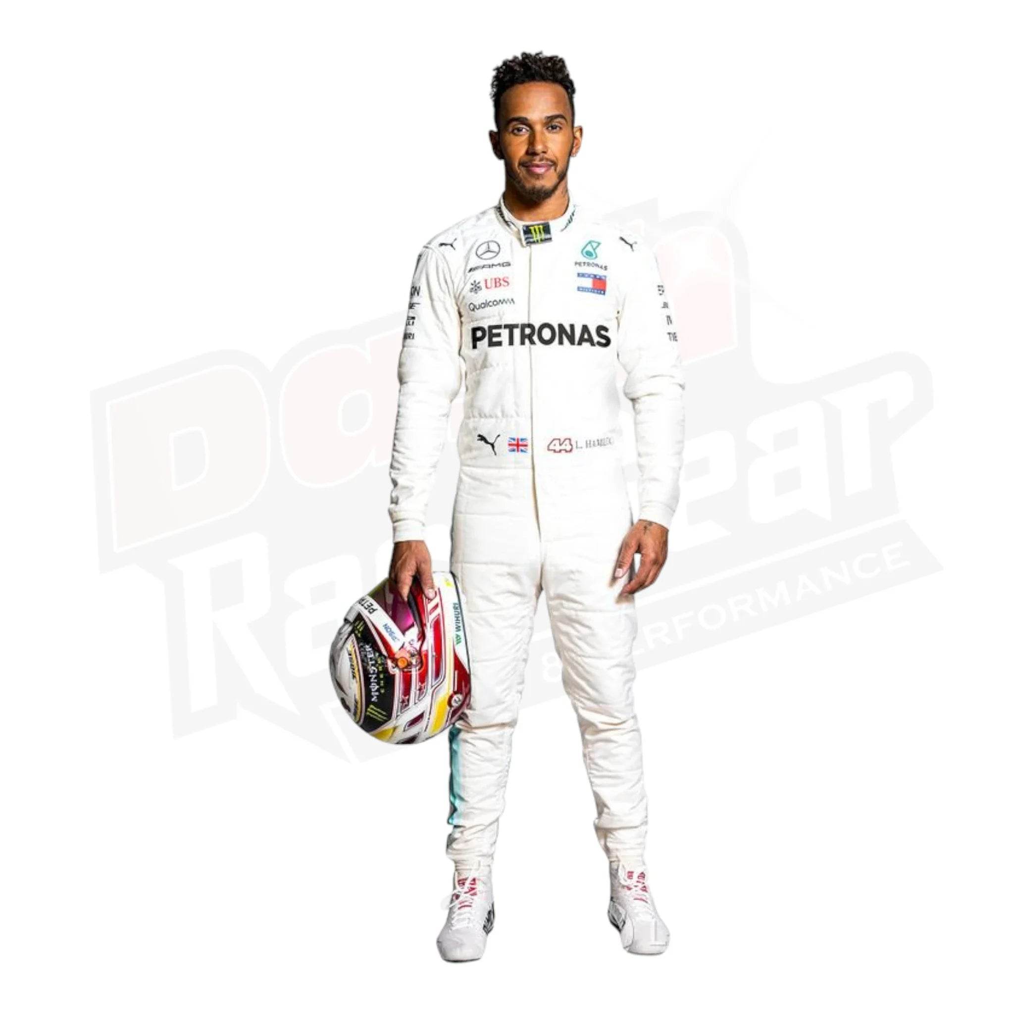 2018 LEWIS HAMILTON MERCEDES AMG F1 RACE SUIT - Dash Racegear Store