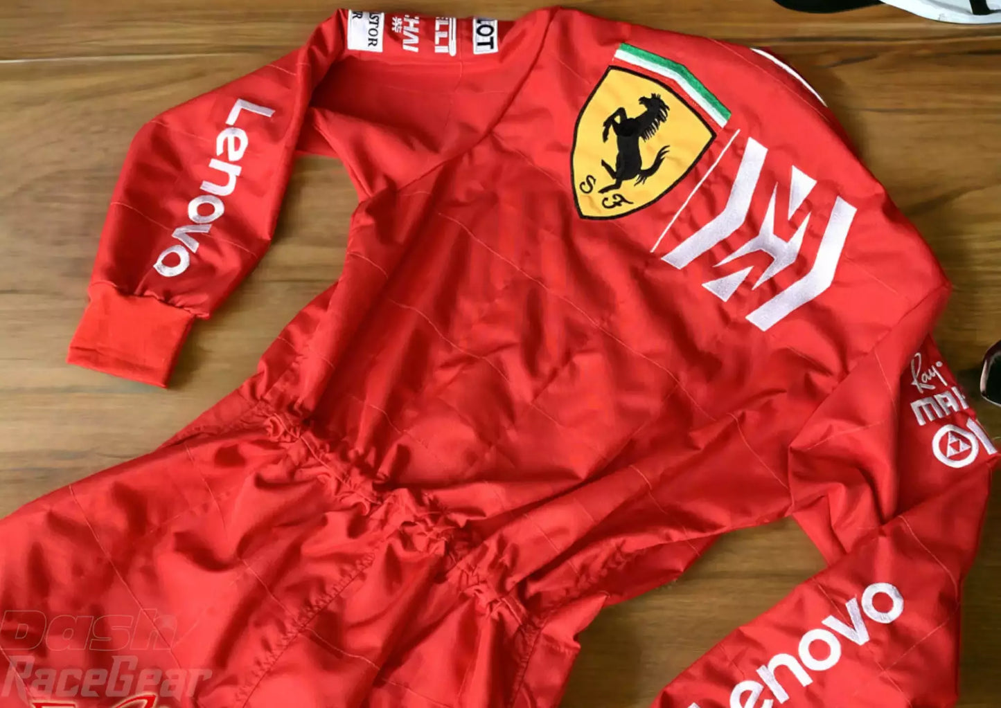 2019 Charles Leclerc Ferrari Mission Winnow F1 Embroidered Racing Suit - Dash Racegear
