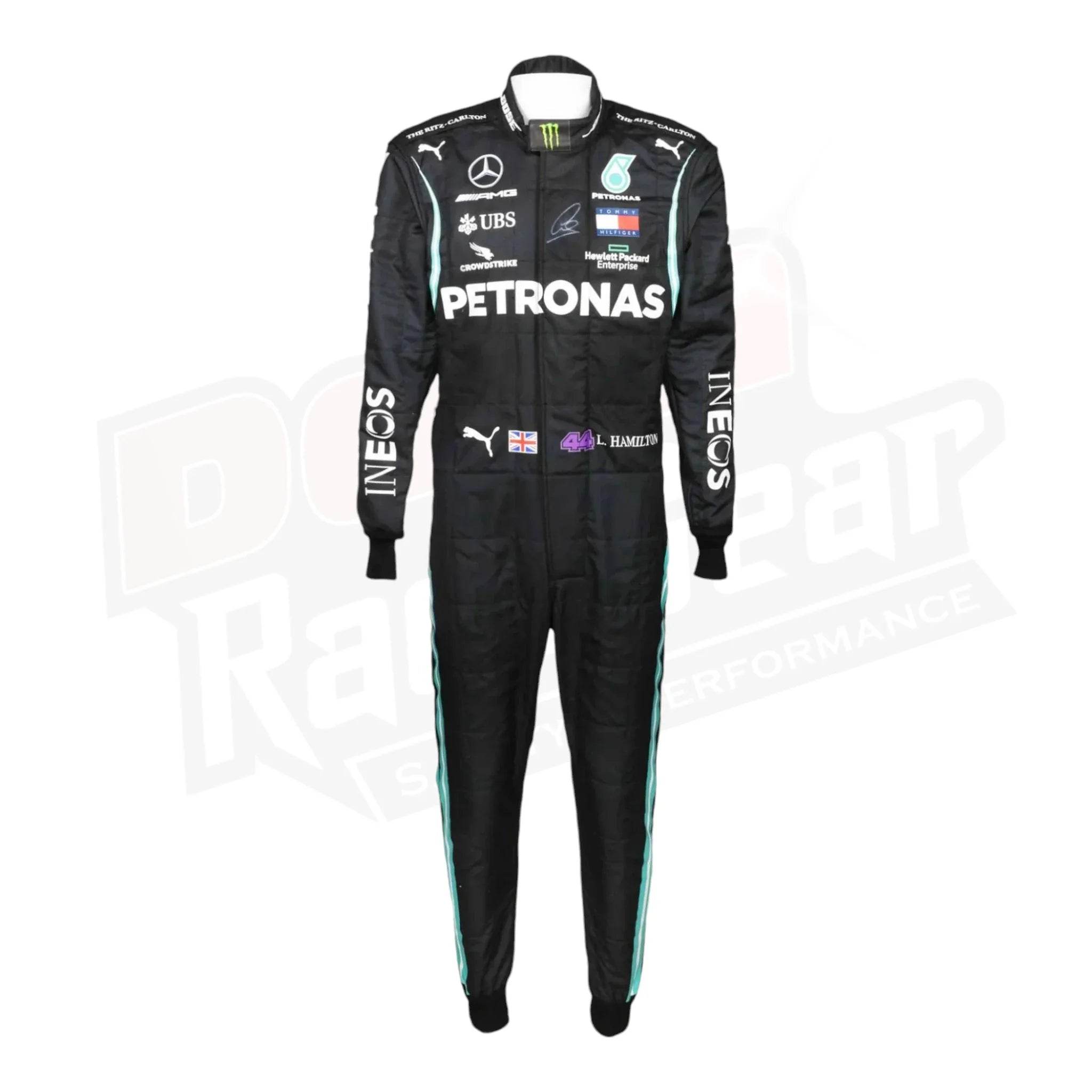 2020 Lewis Hamilton Mercedes AMG F1 Replica Race Suit - Dash Racegear Store