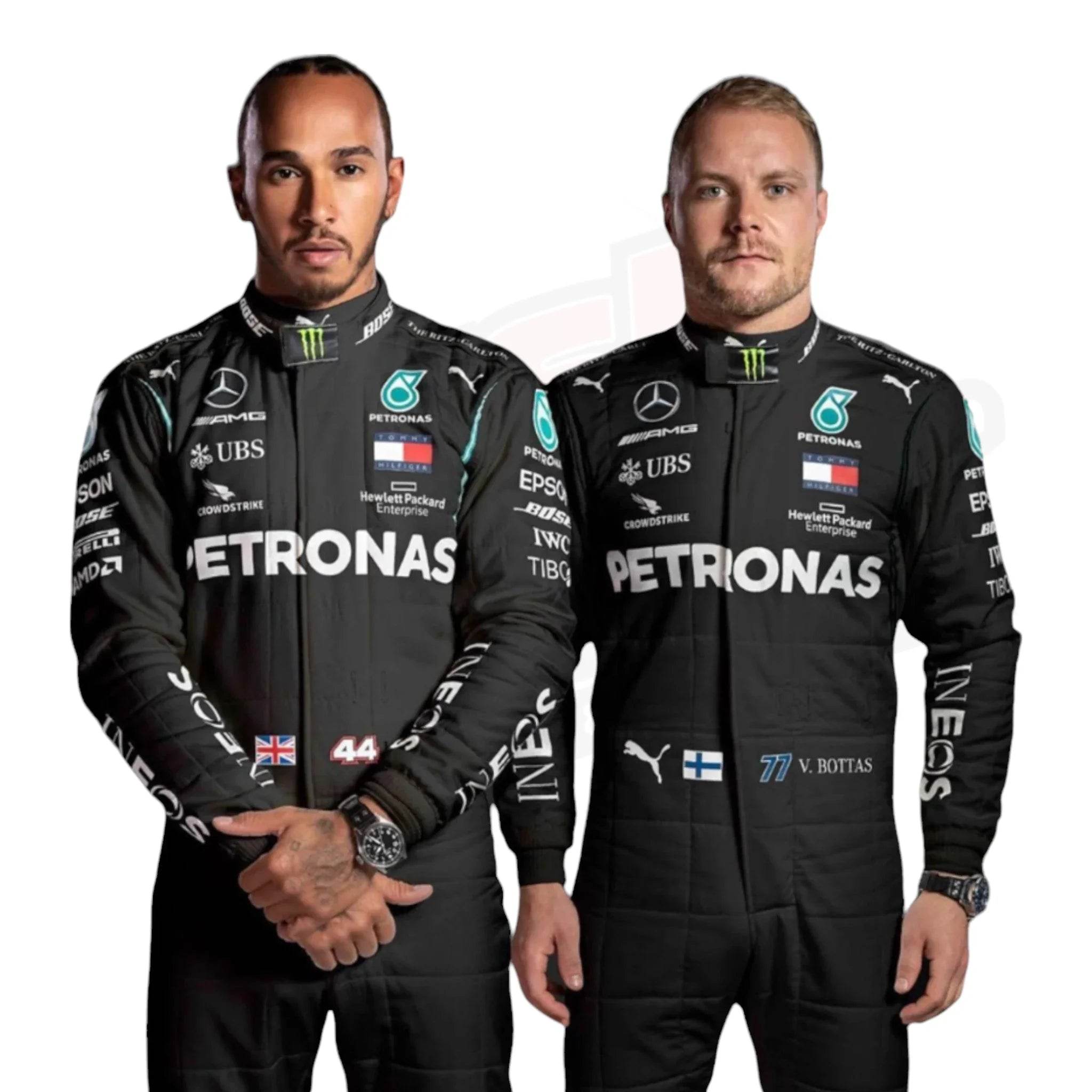 2020 Lewis Hamilton Mercedes AMG Petronas F1 Team Race Suit KIDS - Dash Racegear Store