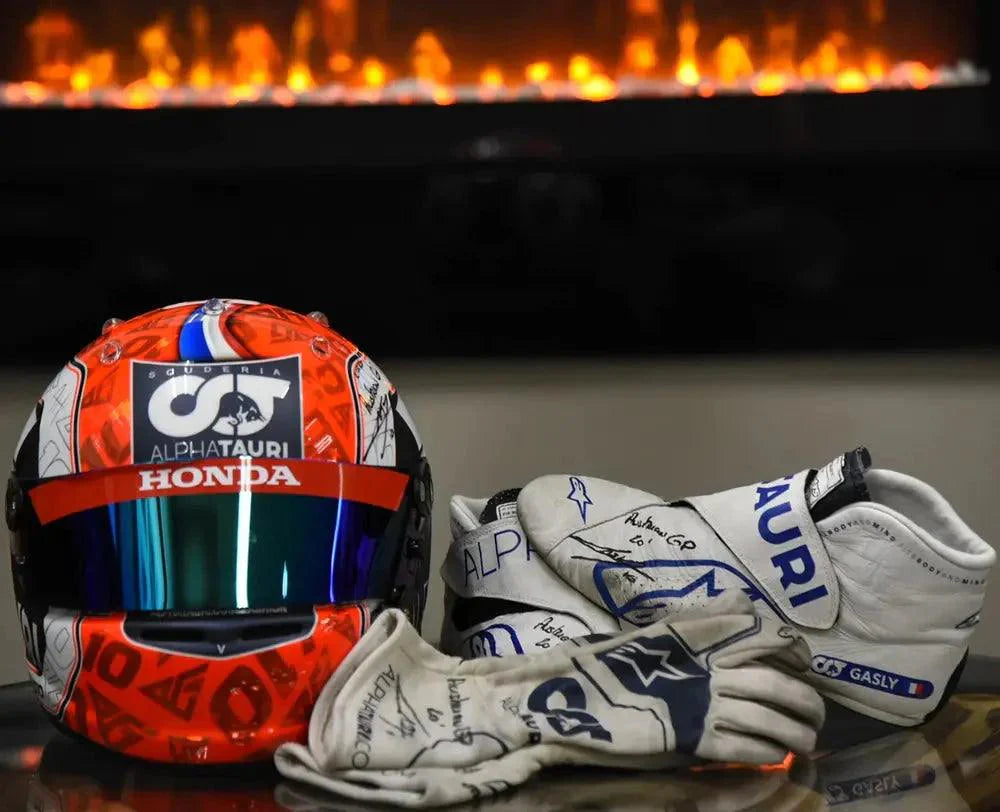 2020 Pierre Gasly Race Austrian Grand Prix's Scuderia AlphaTauri F1 Boots - Dash Racegear