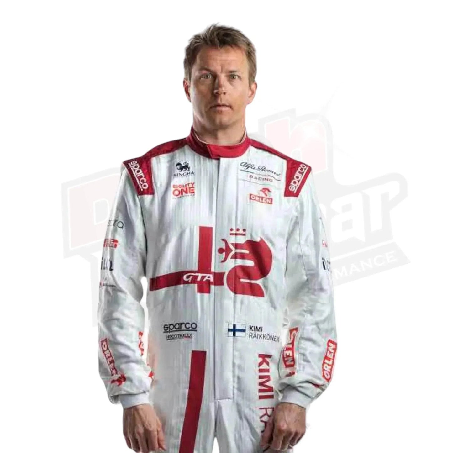 2021 Kimi Räikkönen Alfa Romeo F1 Team Race Suit - Dash Racegear