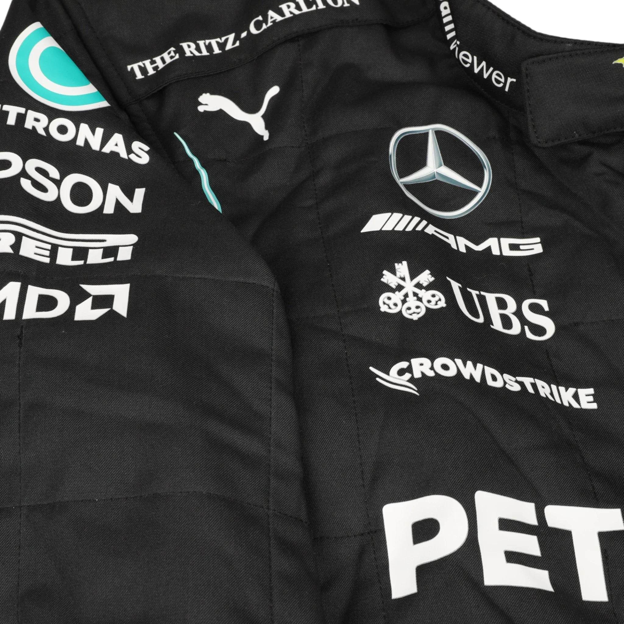 2021 Lewis Hamilton Mercedes-AMG Petronas F1 Team Replica Race Suit KIDS - Dash Racegear Store