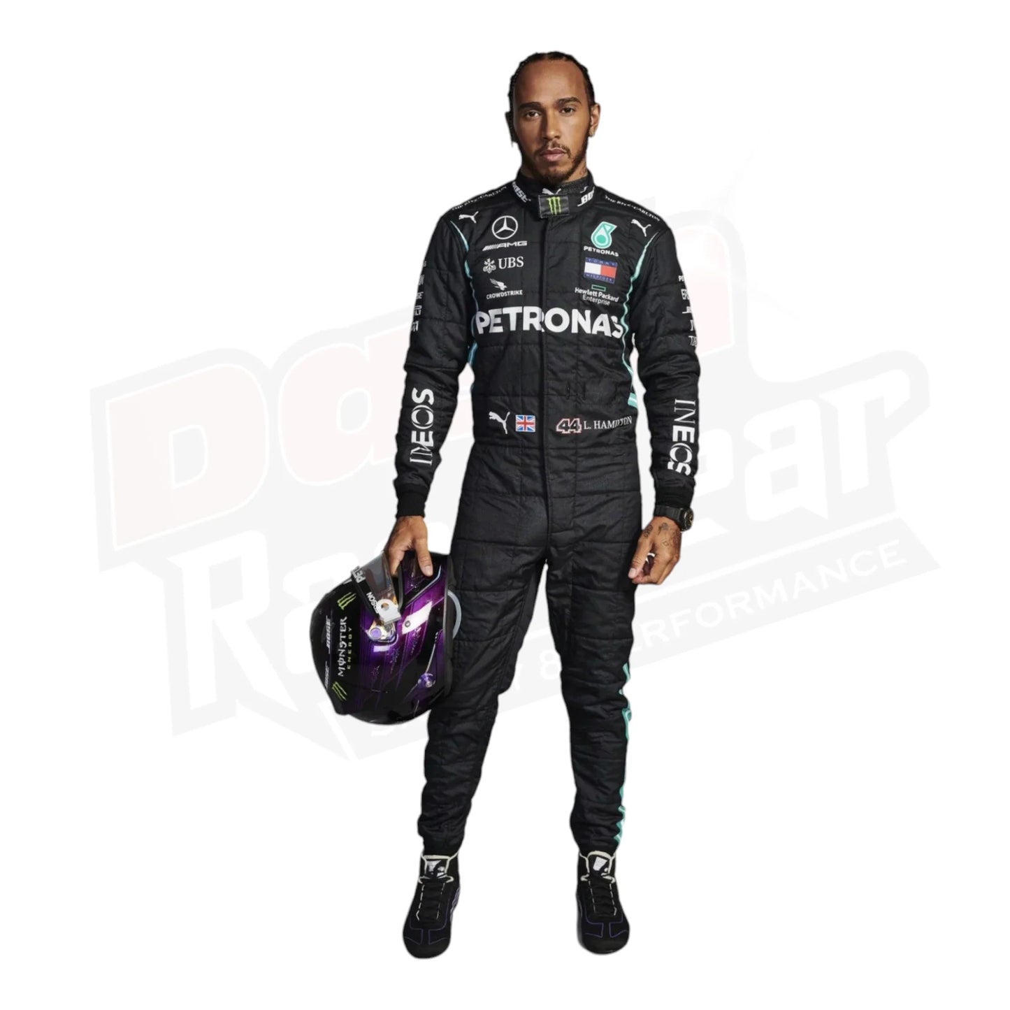 2021 Lewis Hamilton Mercedes AMG F1 Race Suit KIDS - Dash Racegear