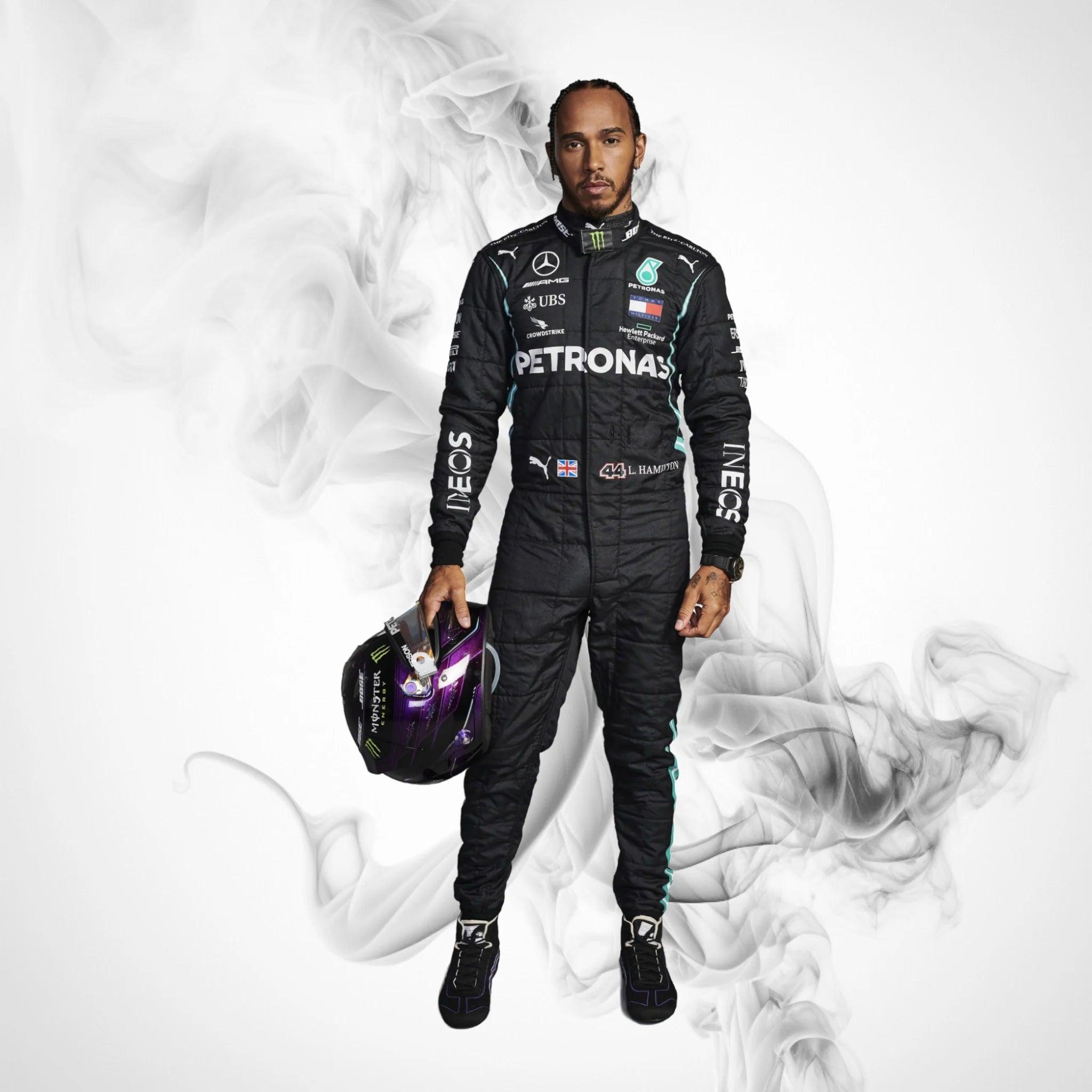 2021 Lewis Hamilton Mercedes AMG F1 Race Suit - Dash Racegear 