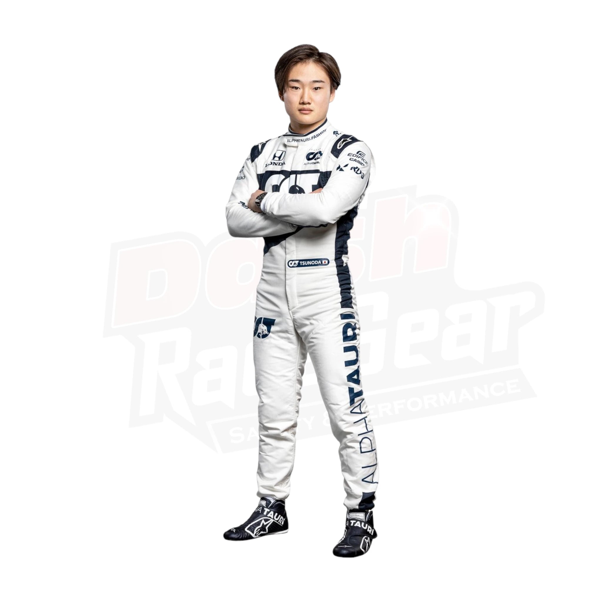 2021 Yuki Tsunoda Rookie Season AlphaTauri F1 Suit