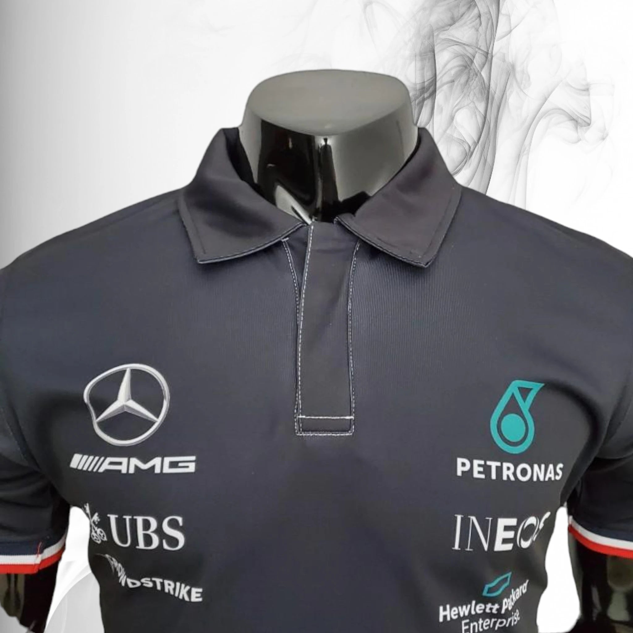 2022 Mercedes Lewis Hamilton F1 Polo Shirt