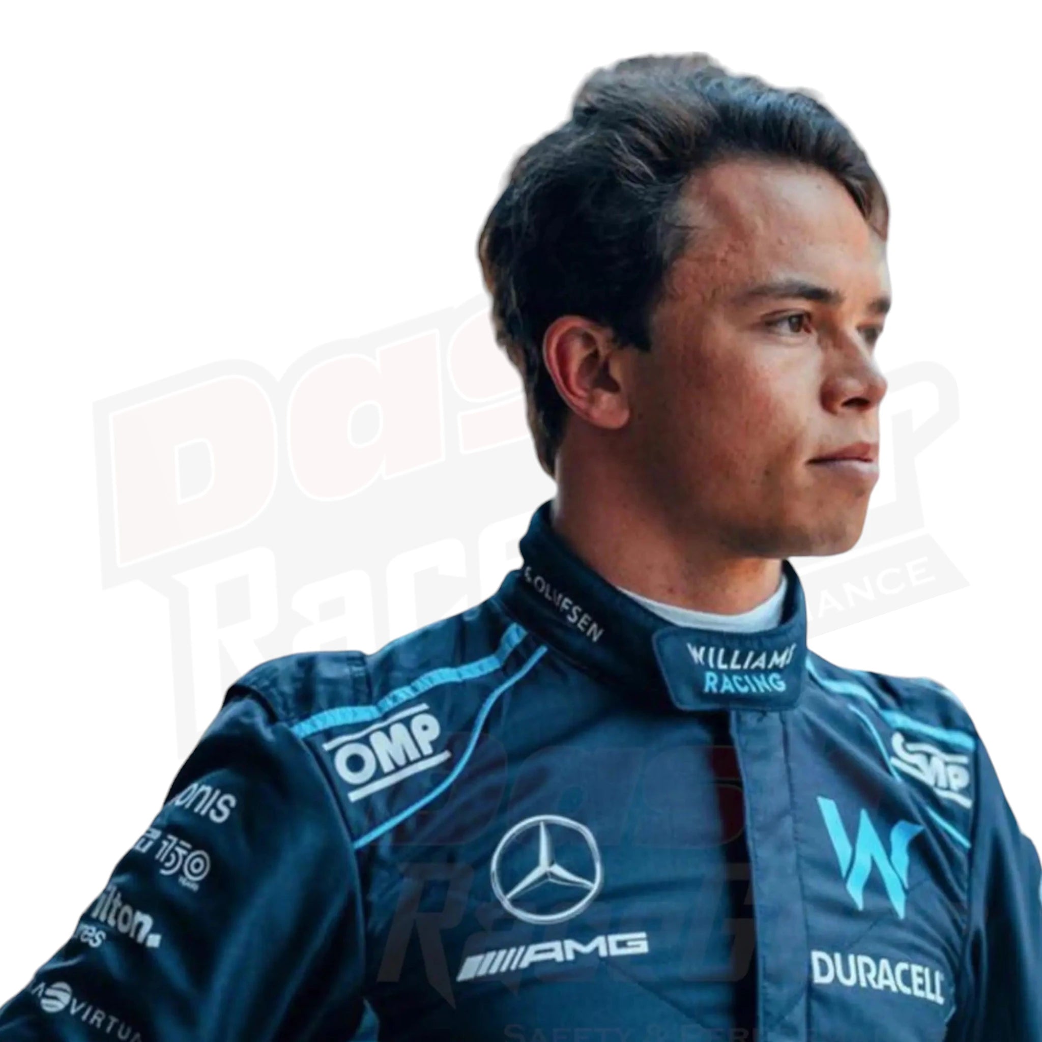 2022 Nyck de Vries Williams Racing F1 Race Suit _ Italian Grand Prix