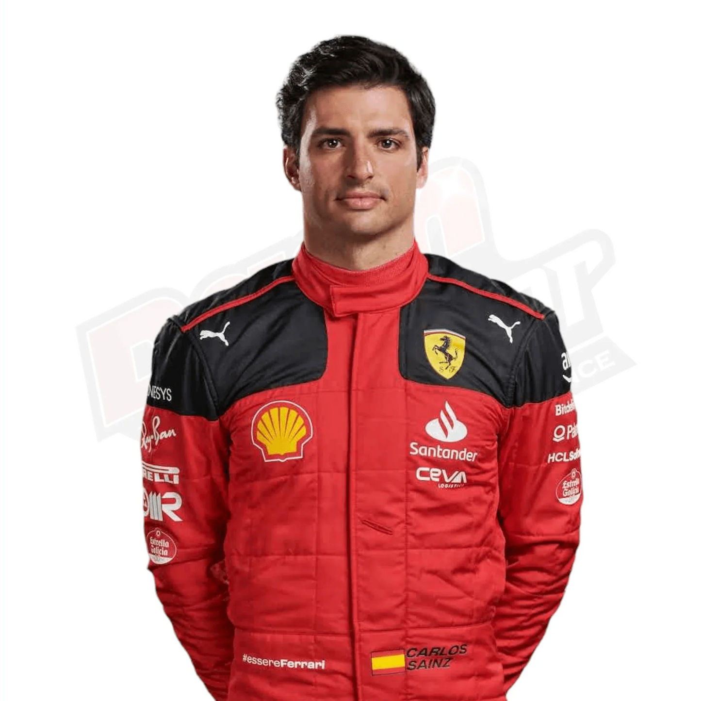 2023 Carlos Sainz Race Scuderia Ferrari F1 Race Suit KIDS - Dash Racegear