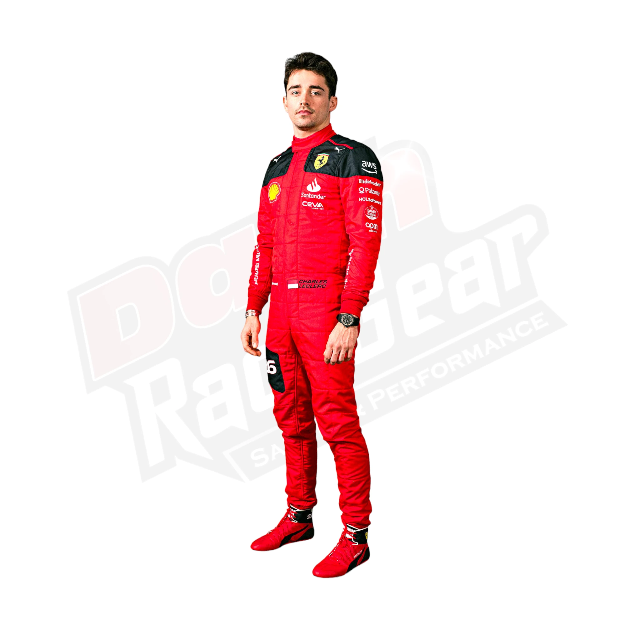 2023 Charles Leclerc Ferrari F1 Race Suit_2