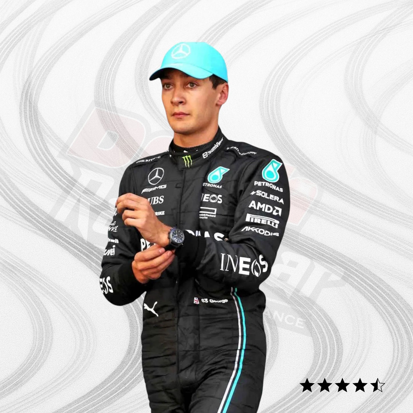 2023 George Russell Mercedes AMG F1 Race Suit