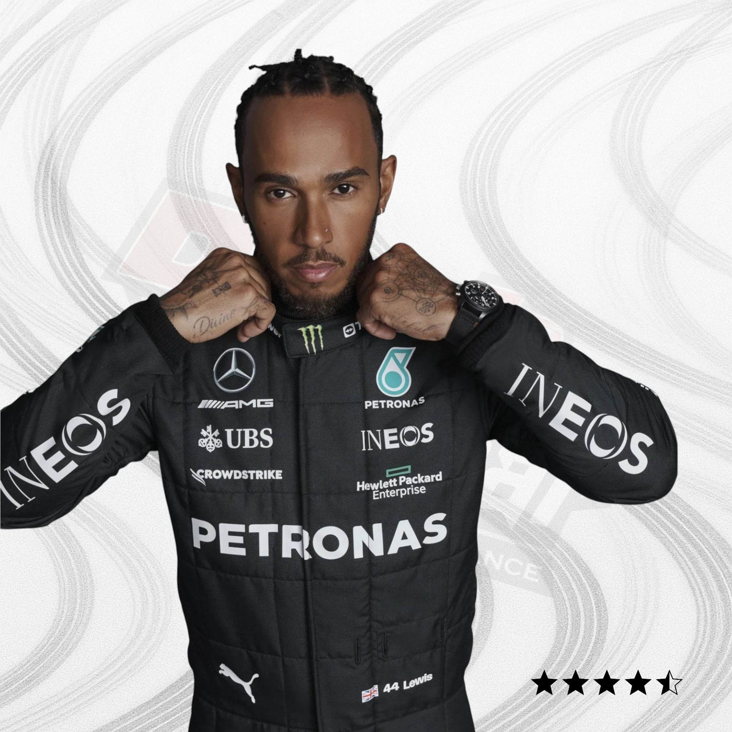 2023 Lewis Hamilton Mercedes AMG F1 Race Suit