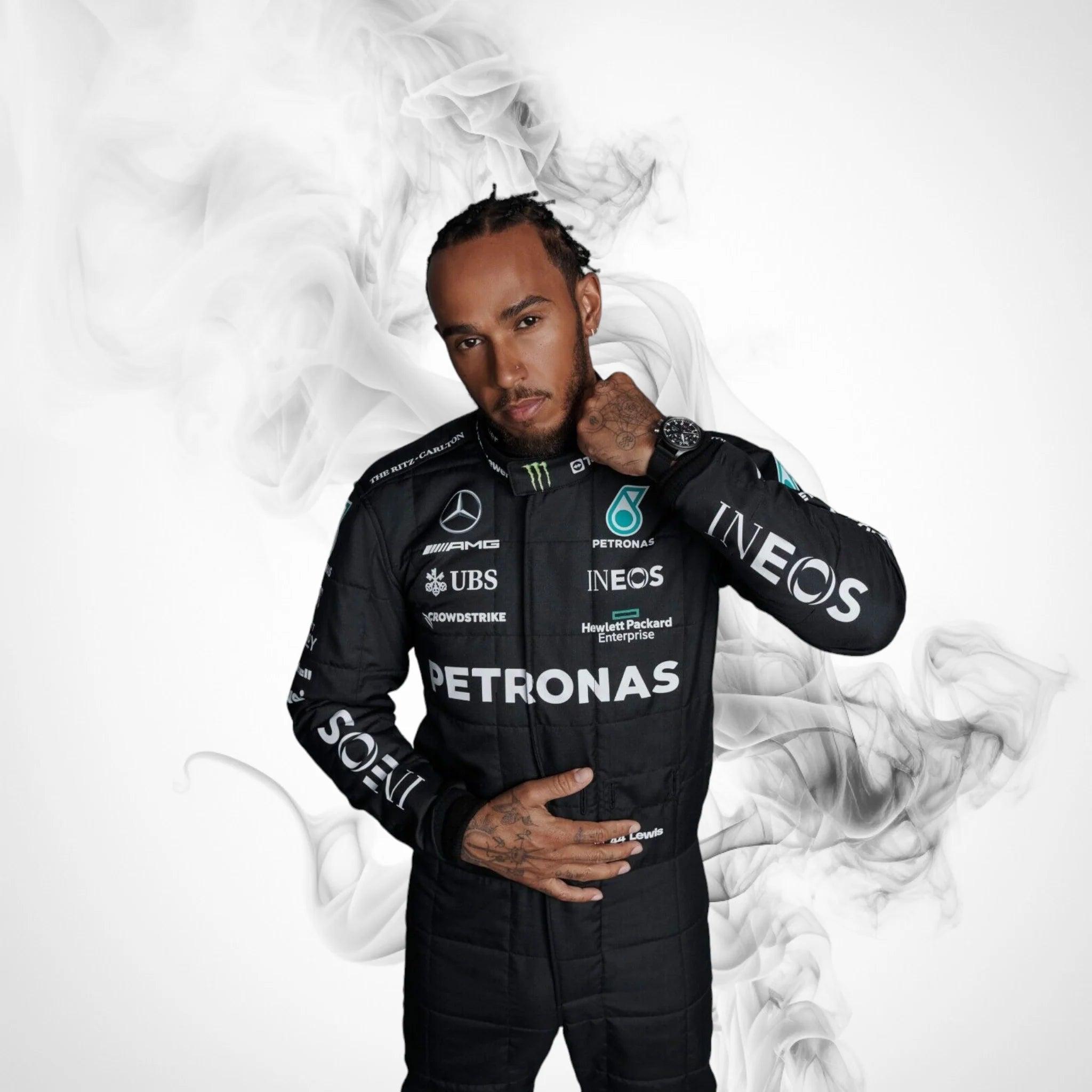 2023 Lewis Hamilton Mercedes AMG F1 Race Suit - Dash Racegear 