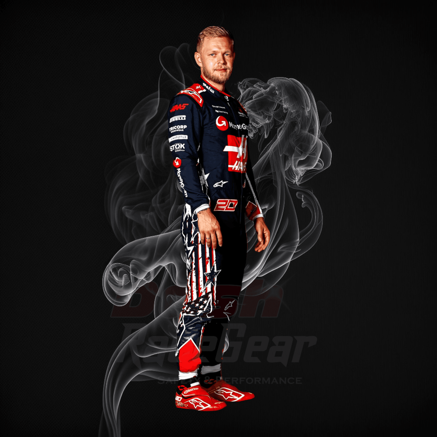 2023 Kevin Magnussen Special Austin Race Suit - US Grand Prix - Dash Racegear
