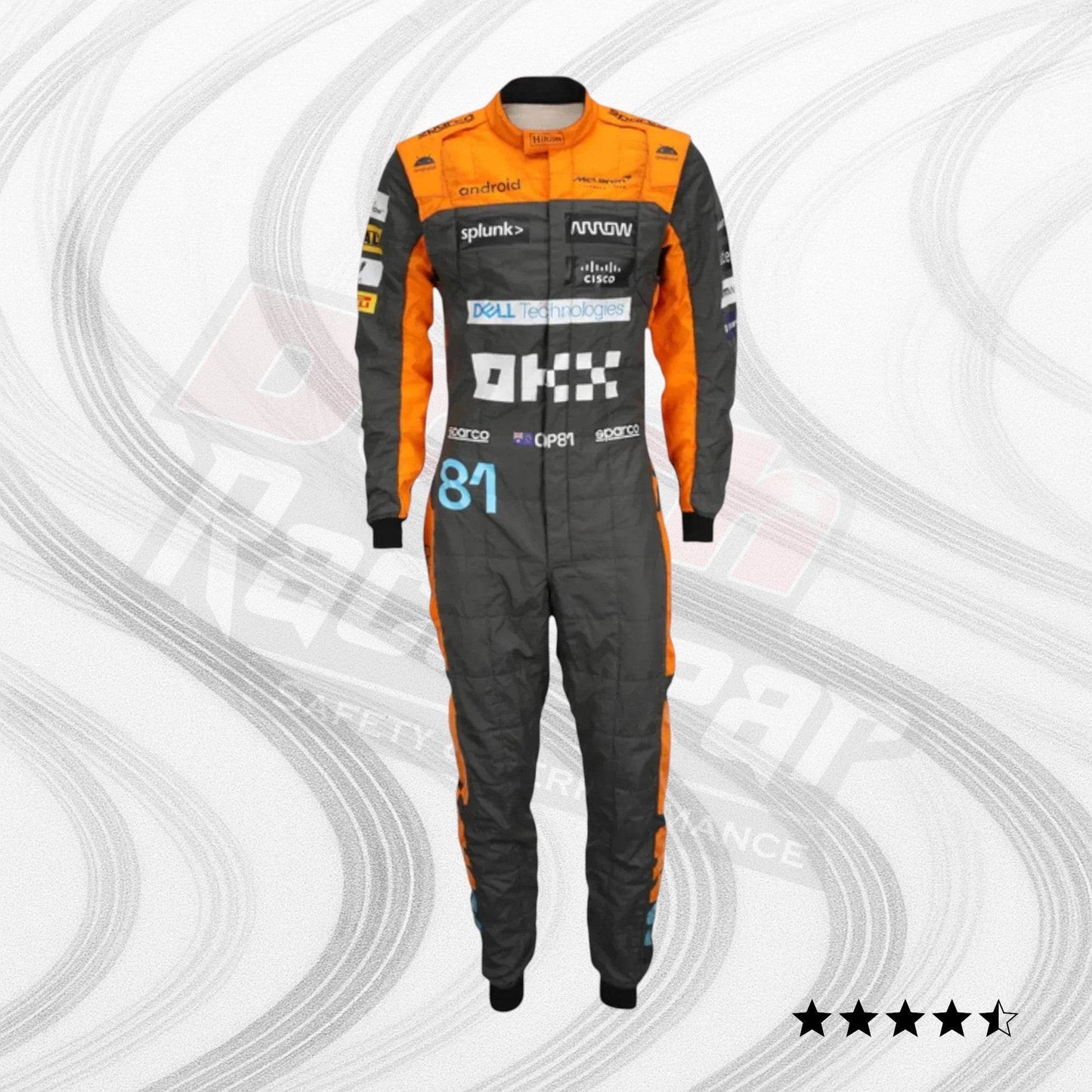 2023 Oscar Piastri McLaren Formula 1 Race Suit - Dash Racegear