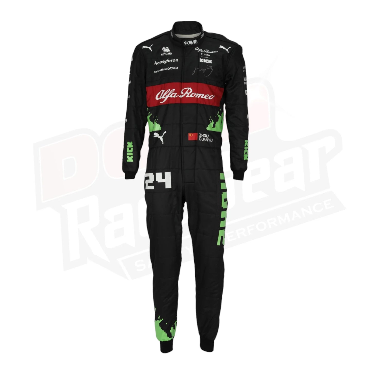 2023 Zhou Guanyu Alfa Romeo F1 Team Racing Suit – Belgian GP - Dash Racegear