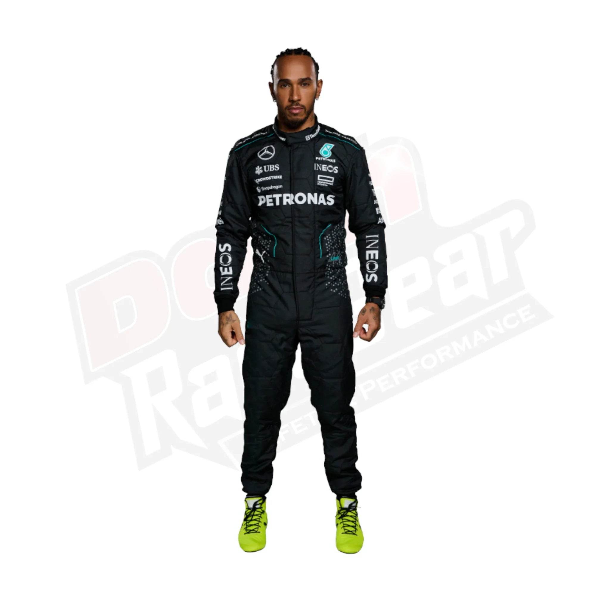 2024 Lewis Hamilton Mercedes AMG F1 Team Suit - Dash Racegear Store