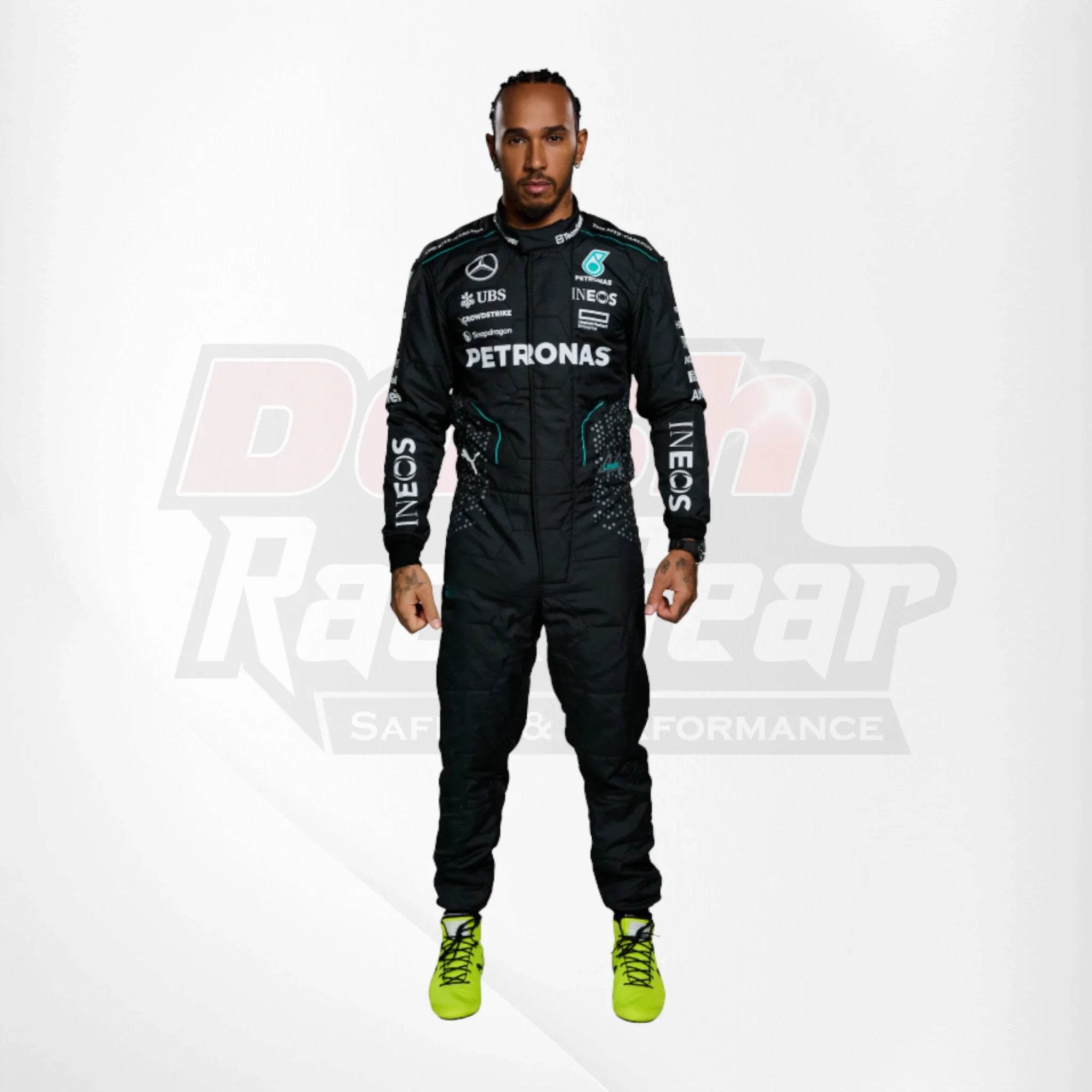 2024 Lewis Hamilton Mercedes AMG F1 Team Suit - Dash Racegear Store