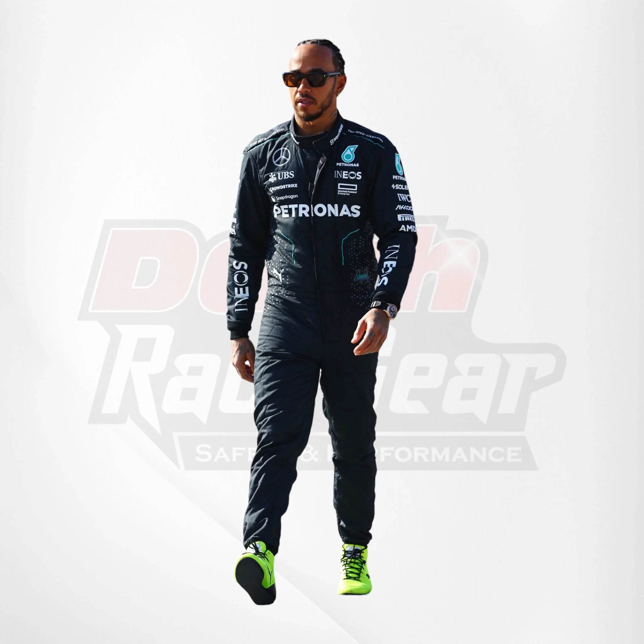 2024 Lewis Hamilton Mercedes AMG F1 Team Suit - Dash Racegear Store