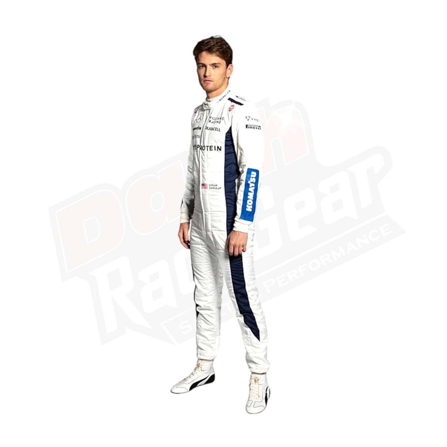 2024 Alex Albon Logan Sargeant Williams F1 Team Race Suit - Dash Racegear
