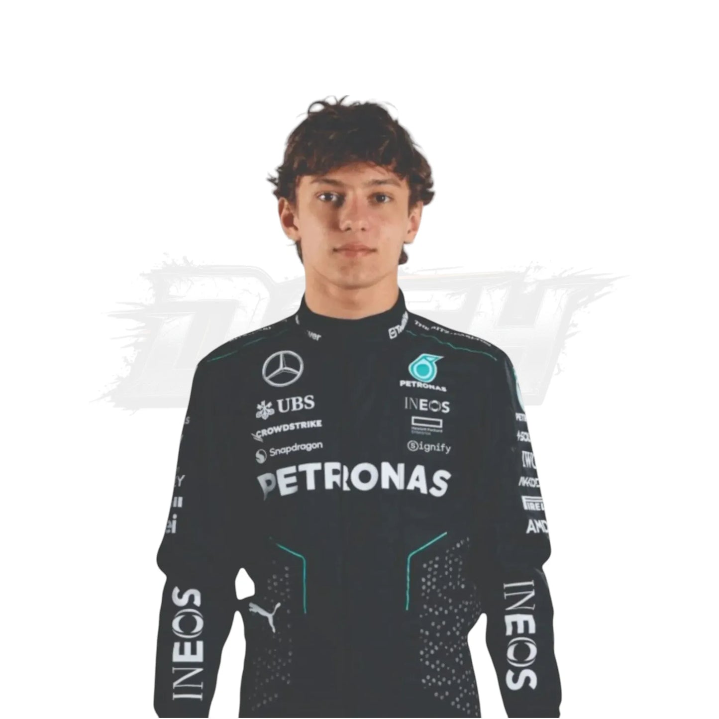 2024 Andrea Kimi Antonelli Mercedes Race Suit - Dash Racegear