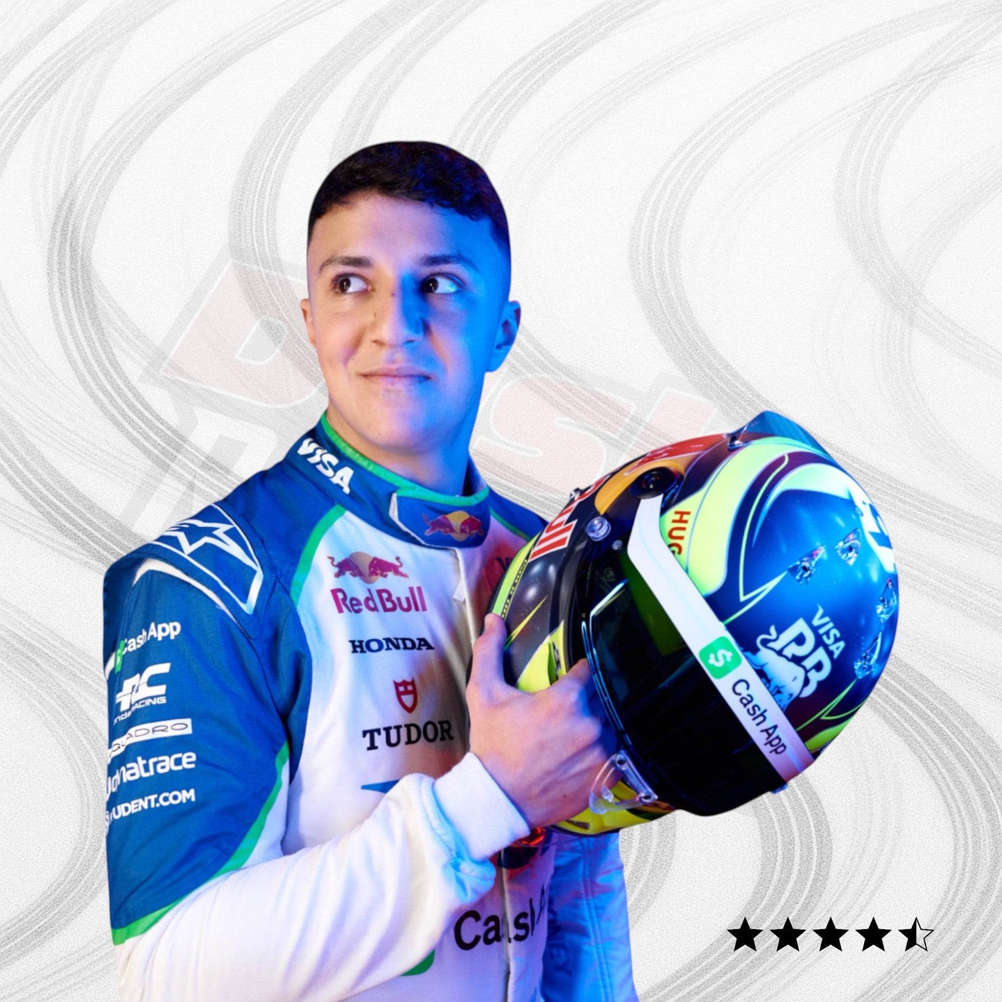 2025 Isack Hadjar Alphatauri Race Suit - Dash Racegear