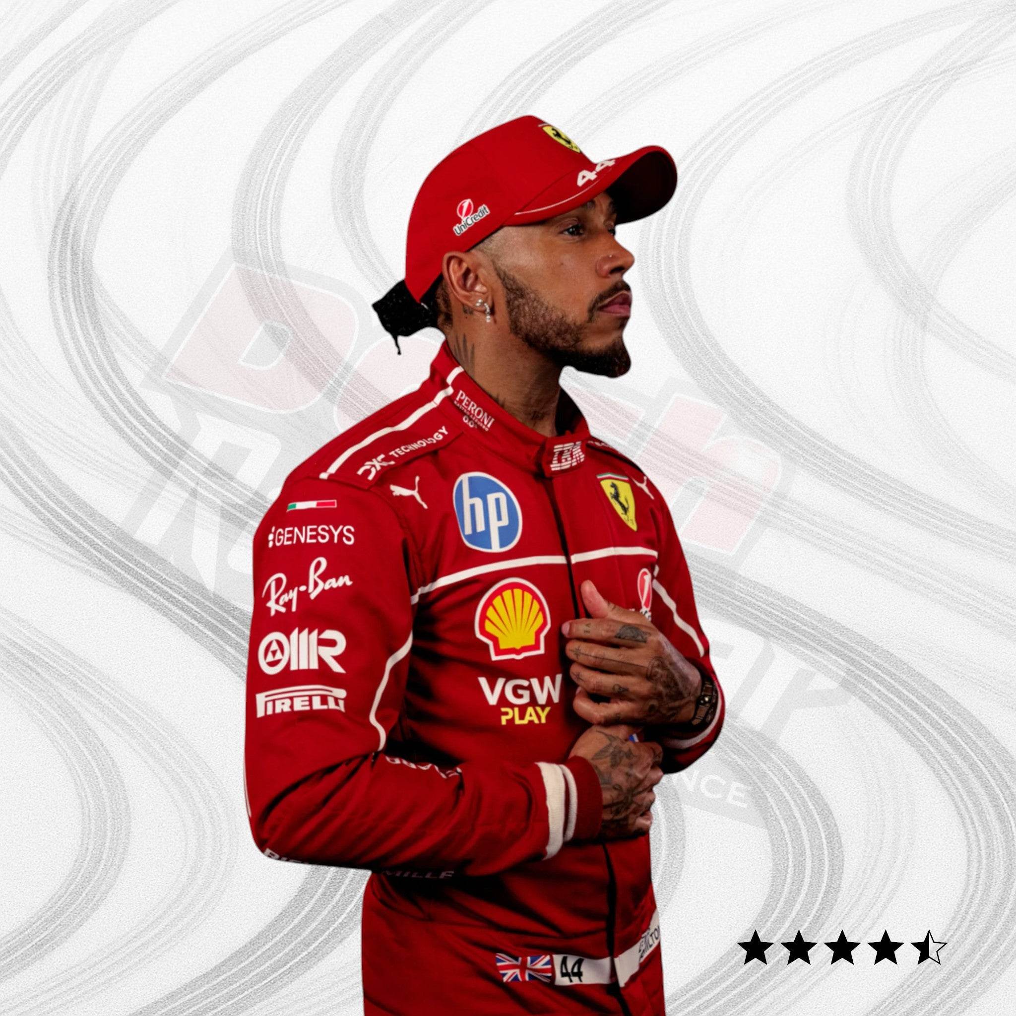 2025 Lewis Hamilton HP Race Suit - Dash Racegear