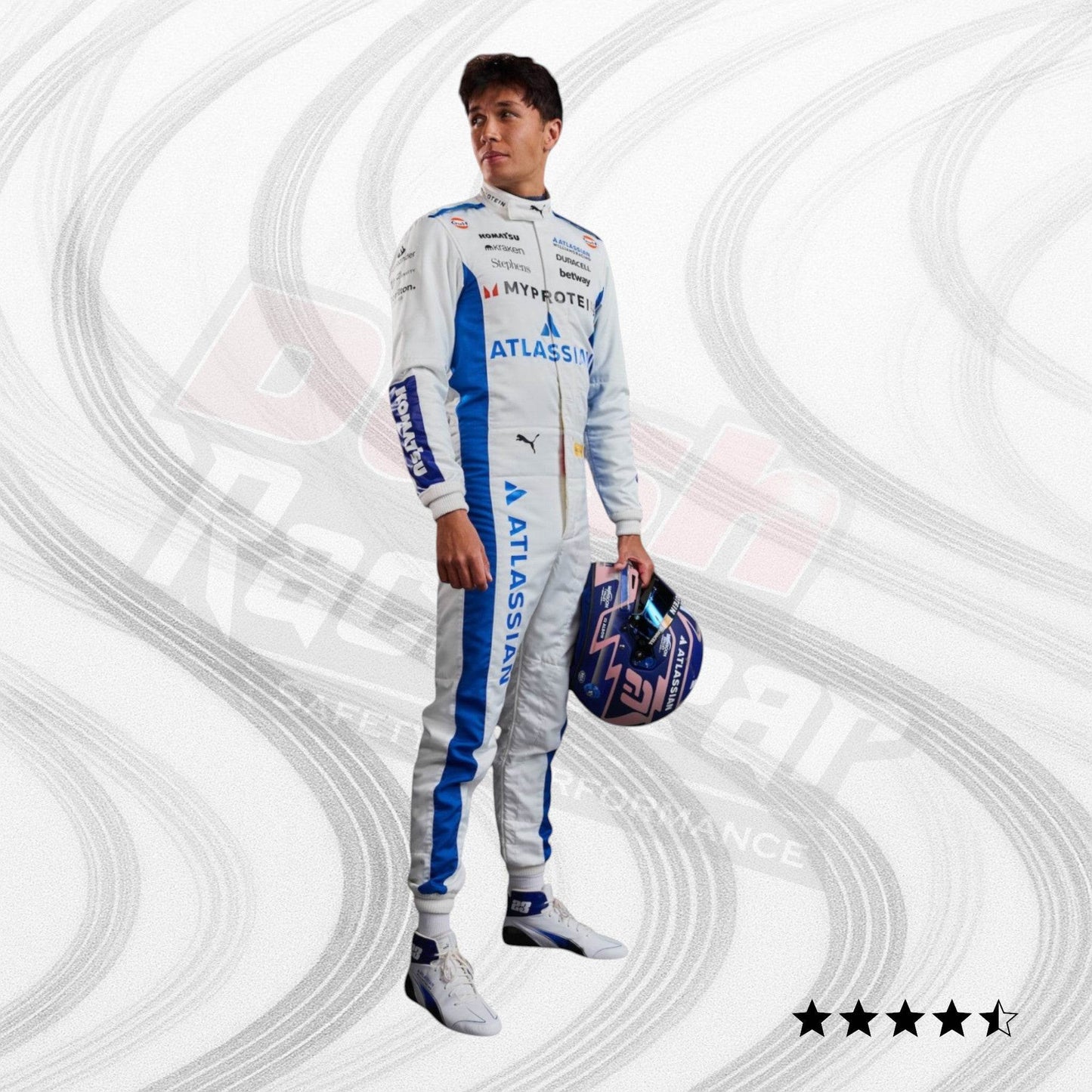 2025 Alexander Albon Williams F1 Race Suit - Dash Racegear