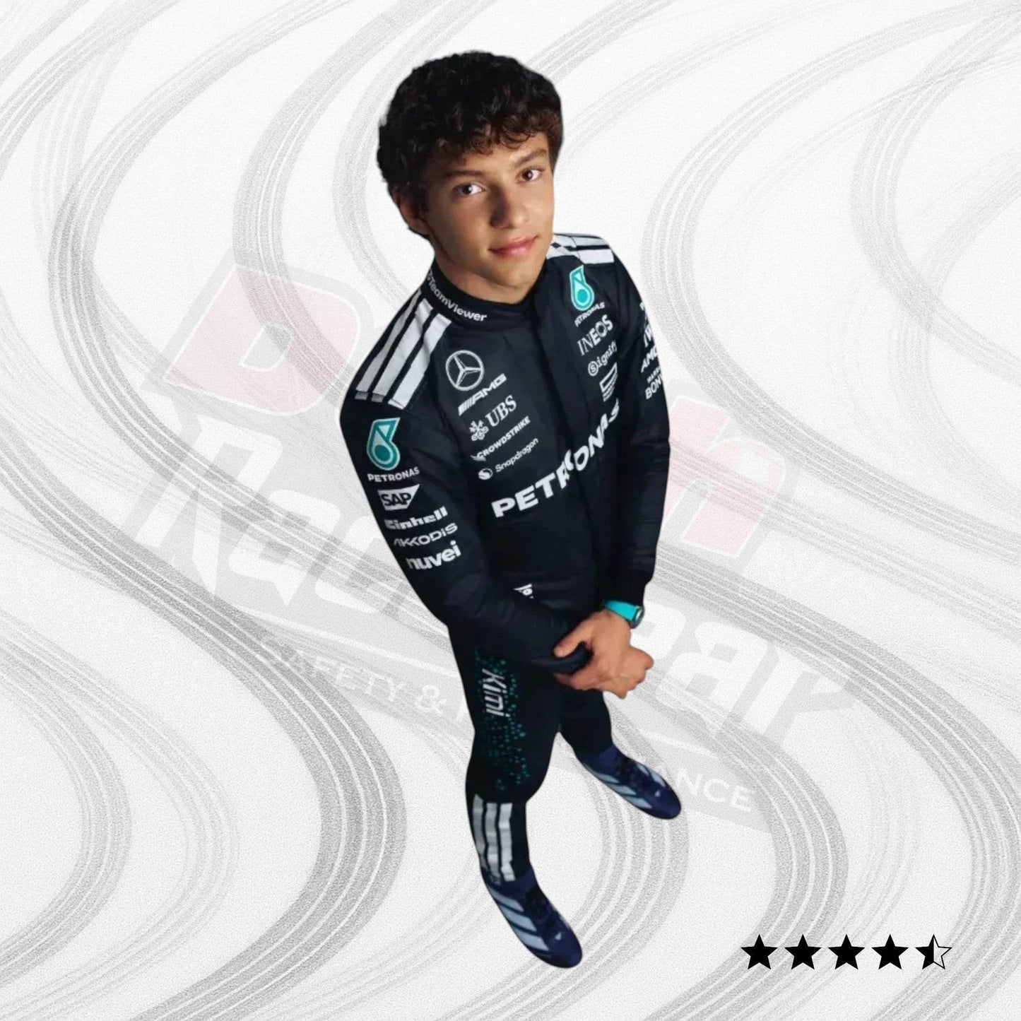 2025 Lewis hamilton Mercedes f1 Race Suit - Dash Racegear