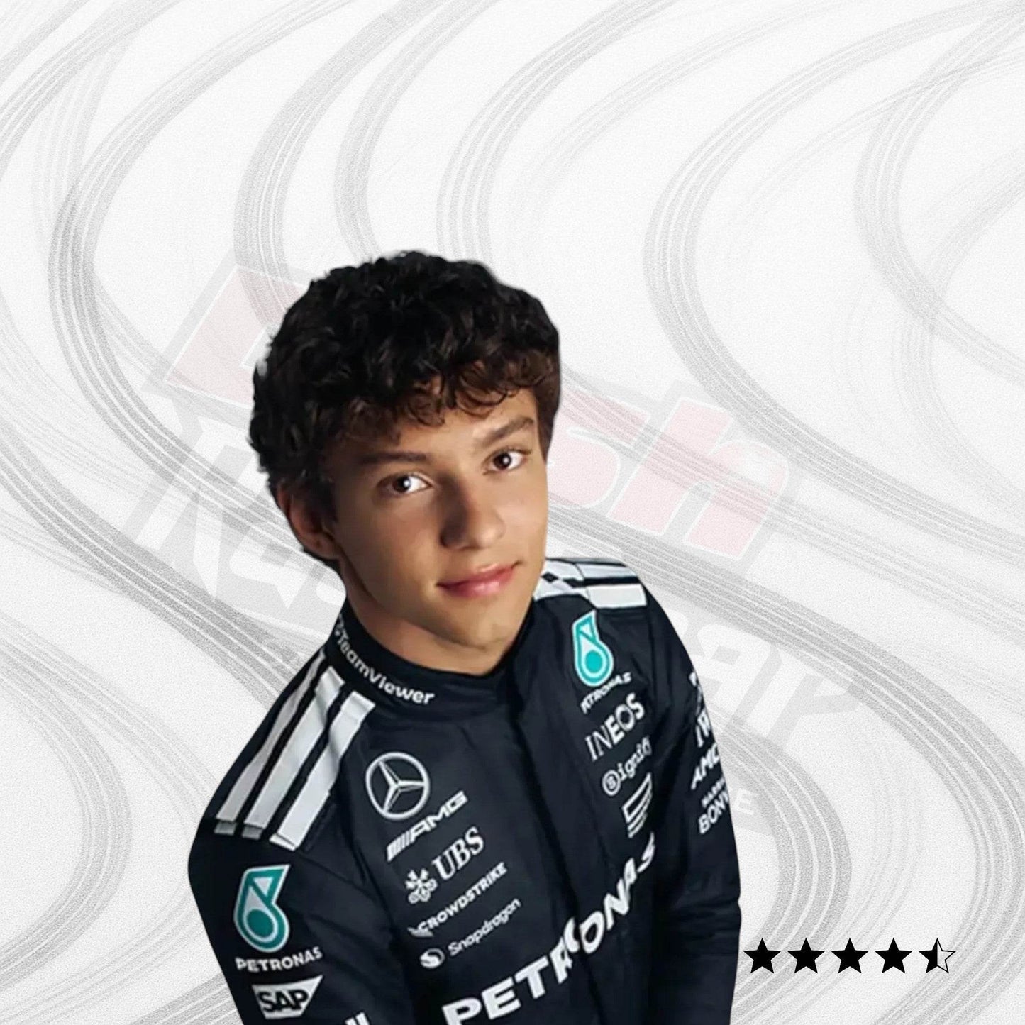 2025 Lewis hamilton Mercedes f1 Race Suit - Dash Racegear