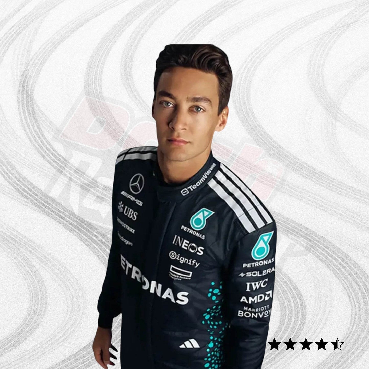 2025 Lewis hamilton Mercedes f1 Race Suit - Dash Racegear