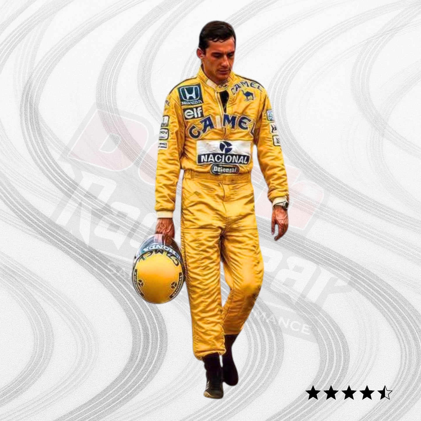 Ayrton Senna 1987 Lotus F1 Racing Suit
