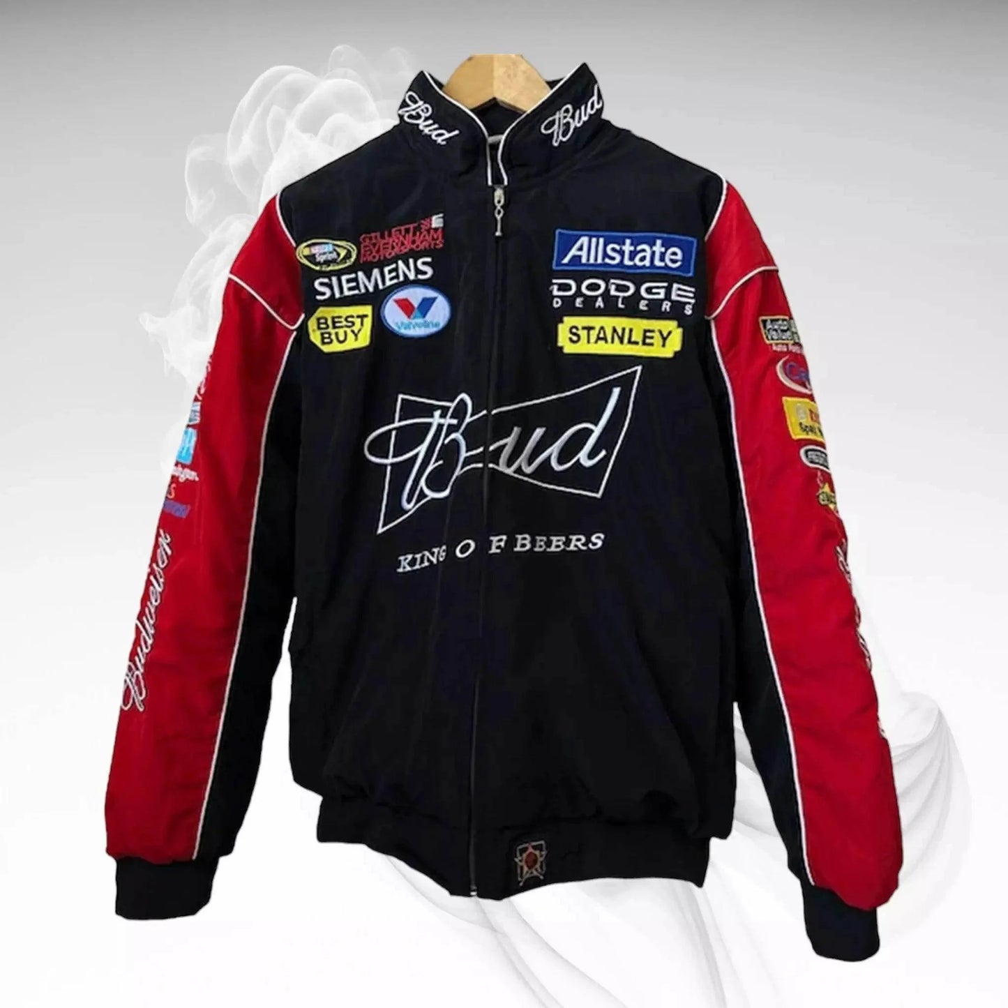 Budweiser F1 Racing Embroidered Retro Limited Edition Jacket - Dash Racegear