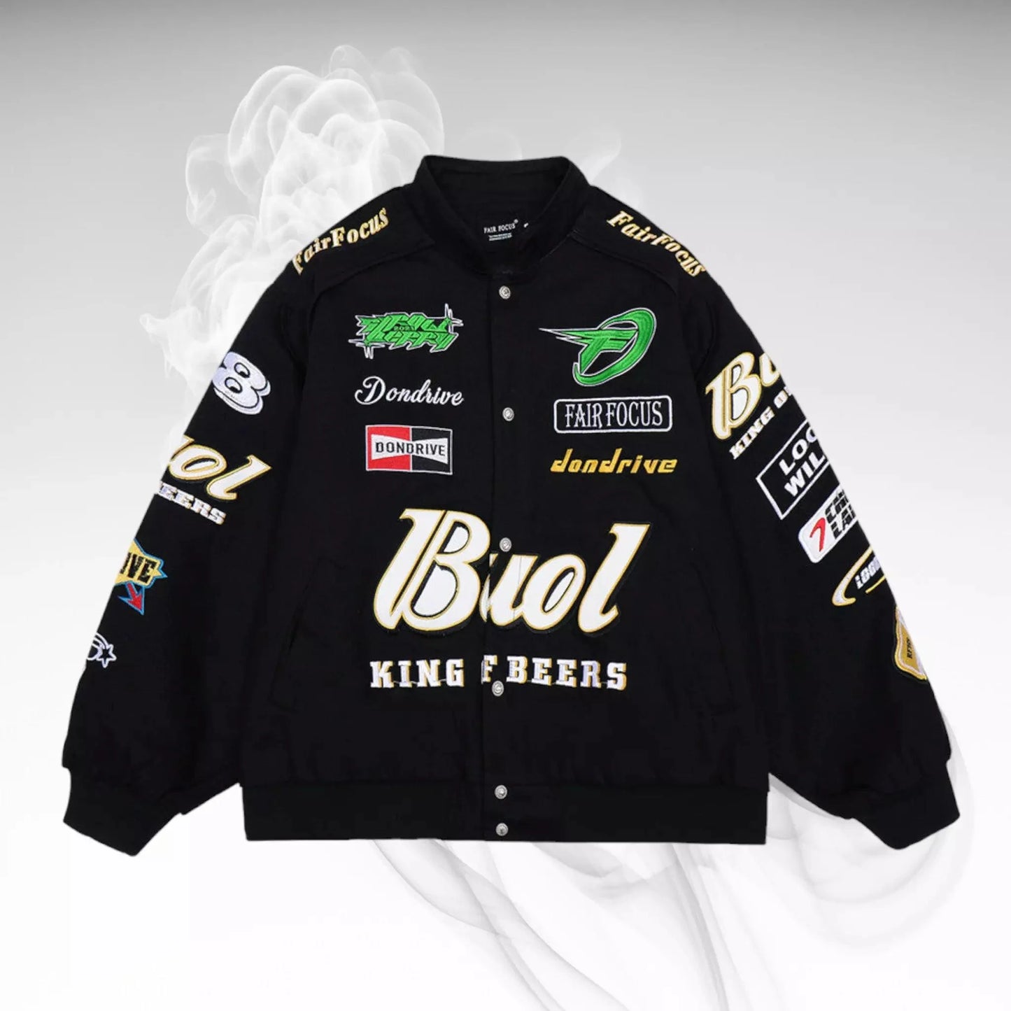 Fair Focus Embroidered Racing Jacket - Dash Racegear
