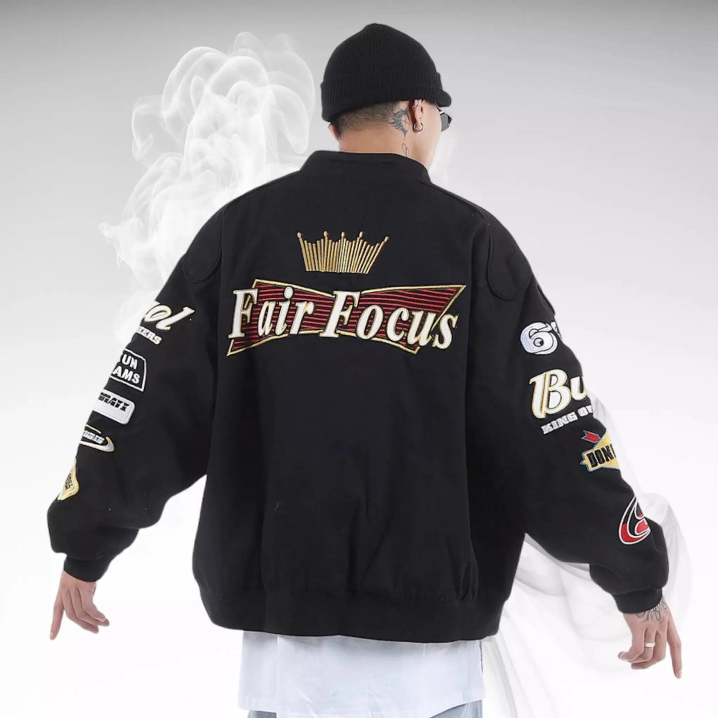 Fair Focus Embroidered Racing Jacket - Dash Racegear
