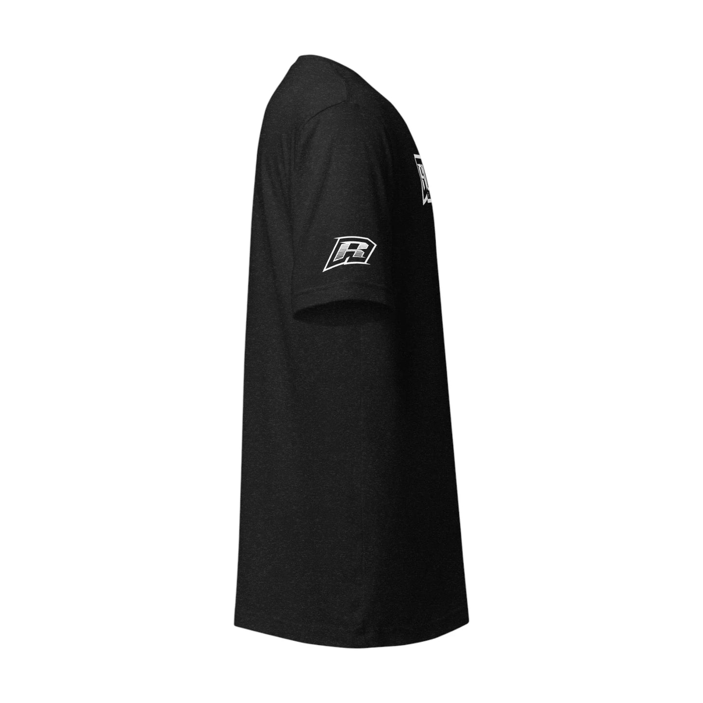 Heather Tee with White Rush Logo - Dash Racegear