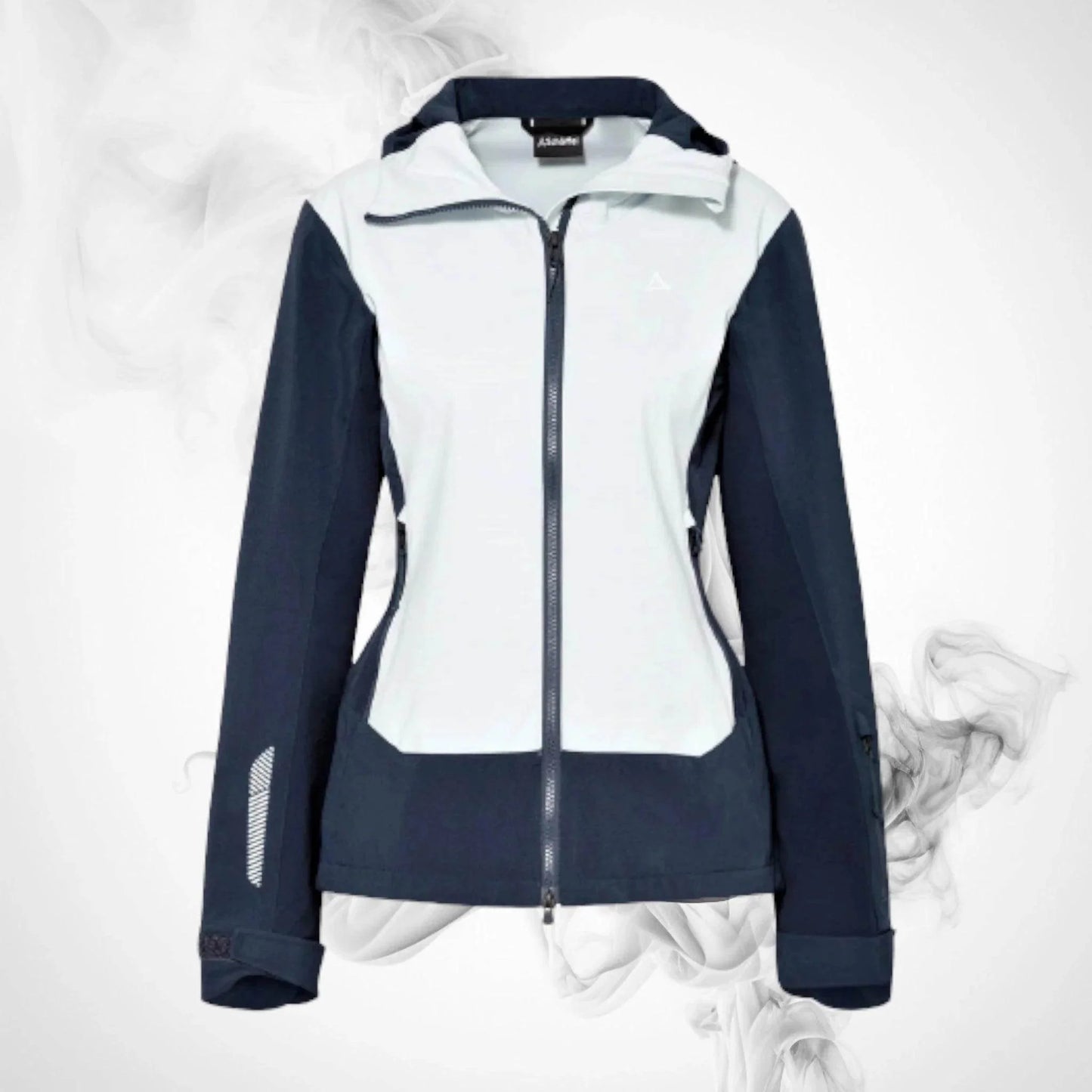 Ski Hoodie SCHOFFEL Softshell Jacket Miara L Navy/Light Blue - 2021/22 - Dash Racegear