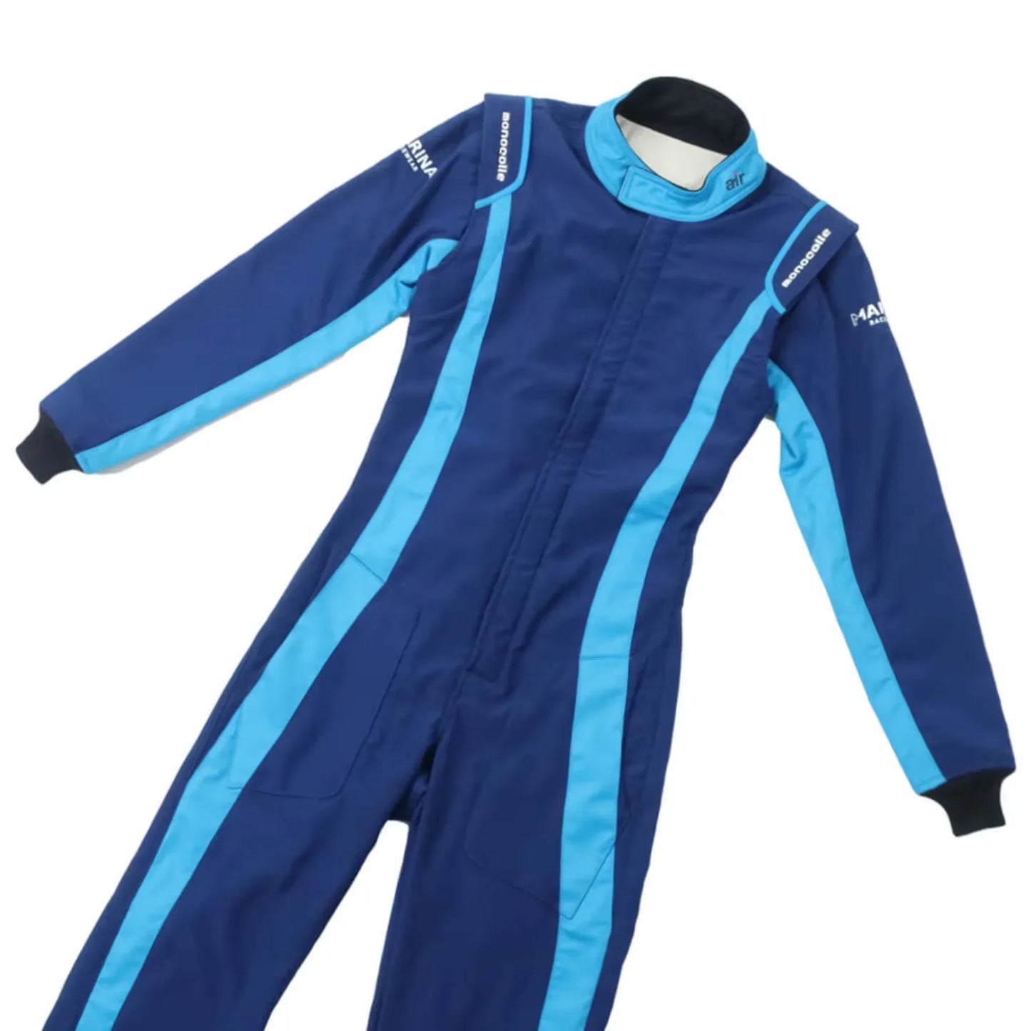 Marina FIA Blue Custom Racing Suits - Dash Racegear