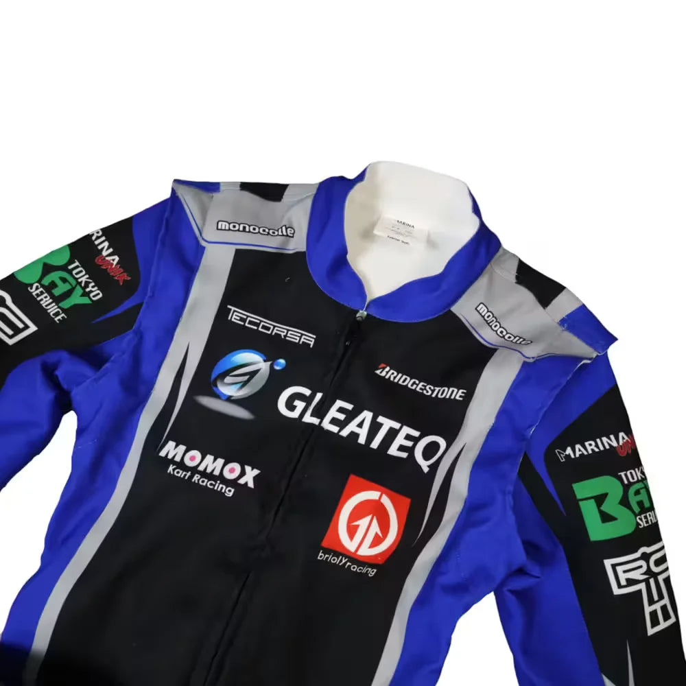 Marina Unik GLEATEQ Black Kart Racing Suits - Dash Racegear
