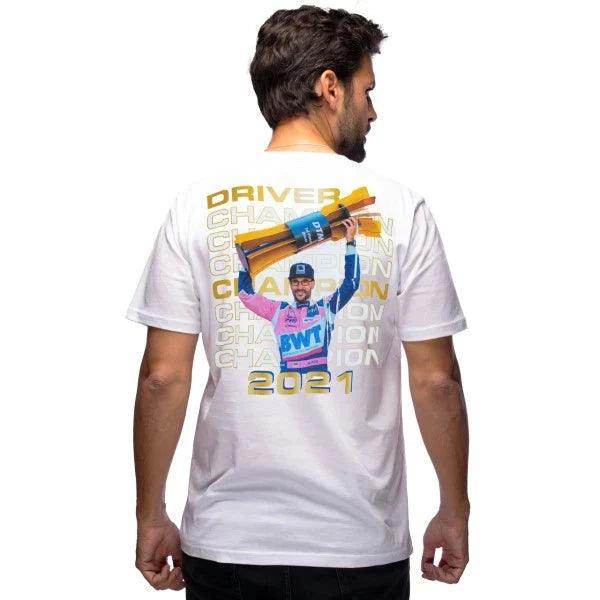 Maximilian Götz T-Shirt DTM Champion 2021 white - Dash Racegear