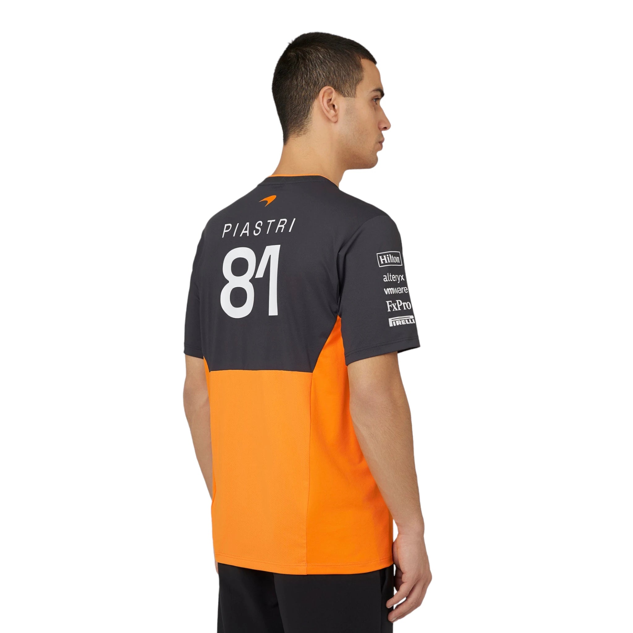 Mens Official Teamwear Set Up T-Shirt Oscar Piastri Formula 1