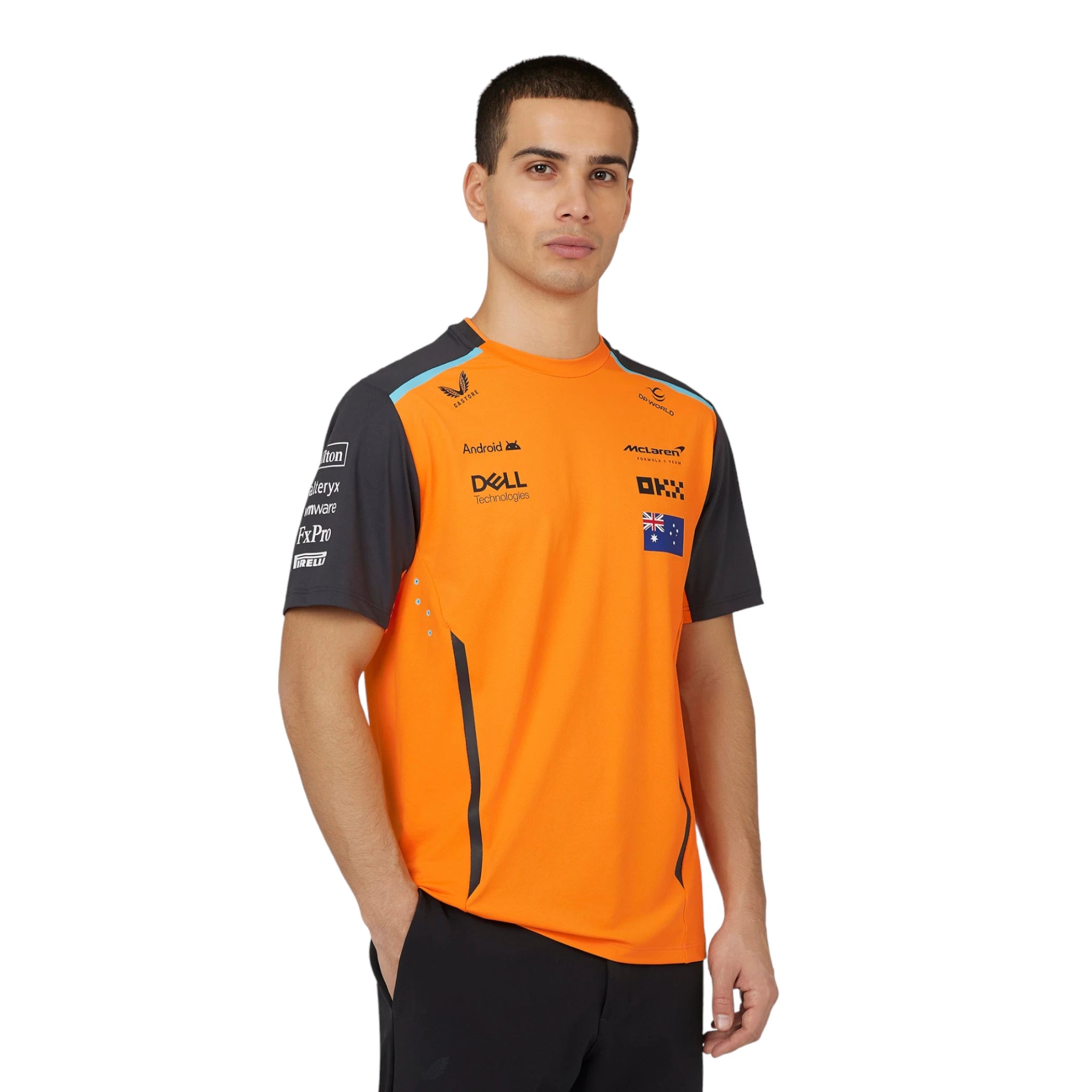 Mens Official Teamwear Set Up T-Shirt Oscar Piastri Formula 1