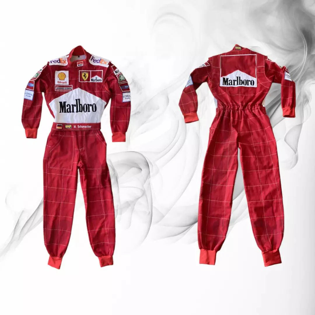 Michael Schumacher 2001 Replica Racing Suit - Dash Racegear