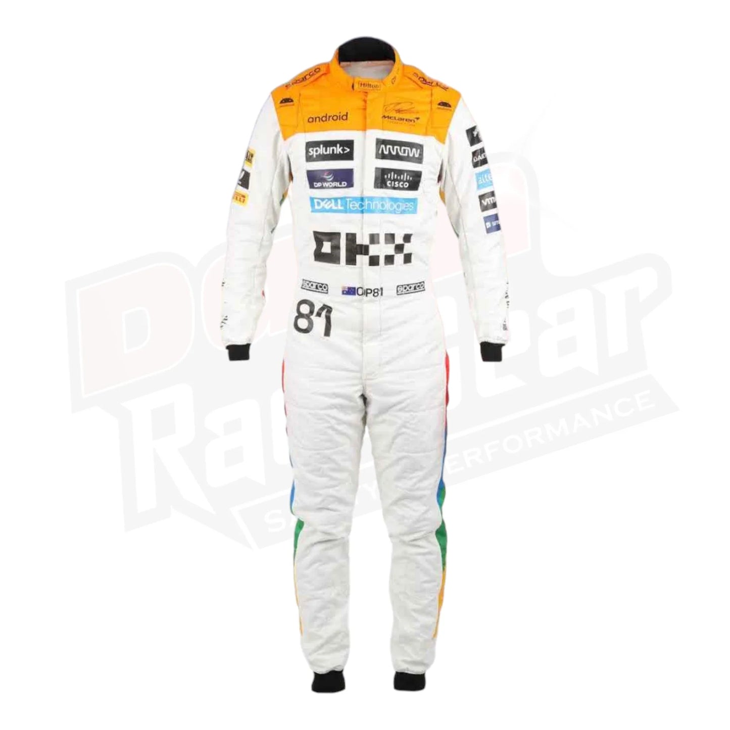 NEW MCLAREN SILVERSTONE OSCAR PIASTRI 2023 F1 TEAM RACE SUIT KIDS - Dash Racegear