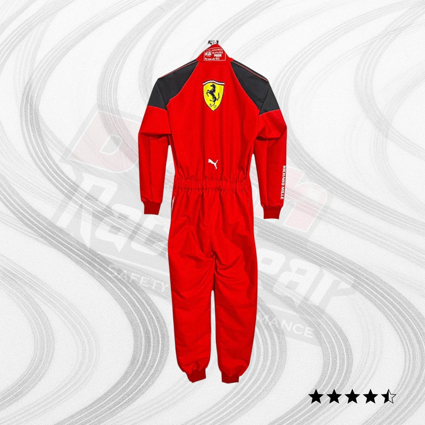 New Charles Leclerc 2023 Race Suit Ferrari F1 KIDS - Dash Racegear