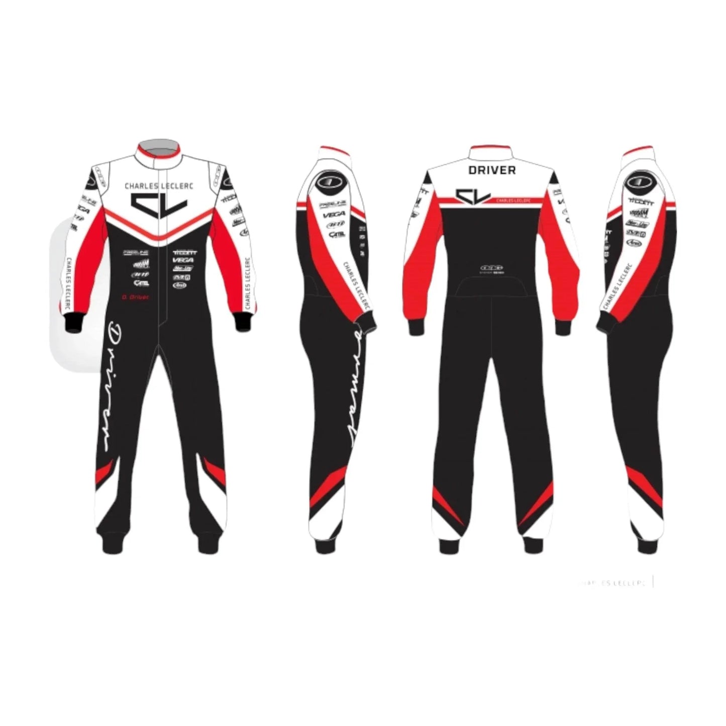 PSL Charles Leclerc 2020 Custom DRIVER SUIT - Dash Racegear
