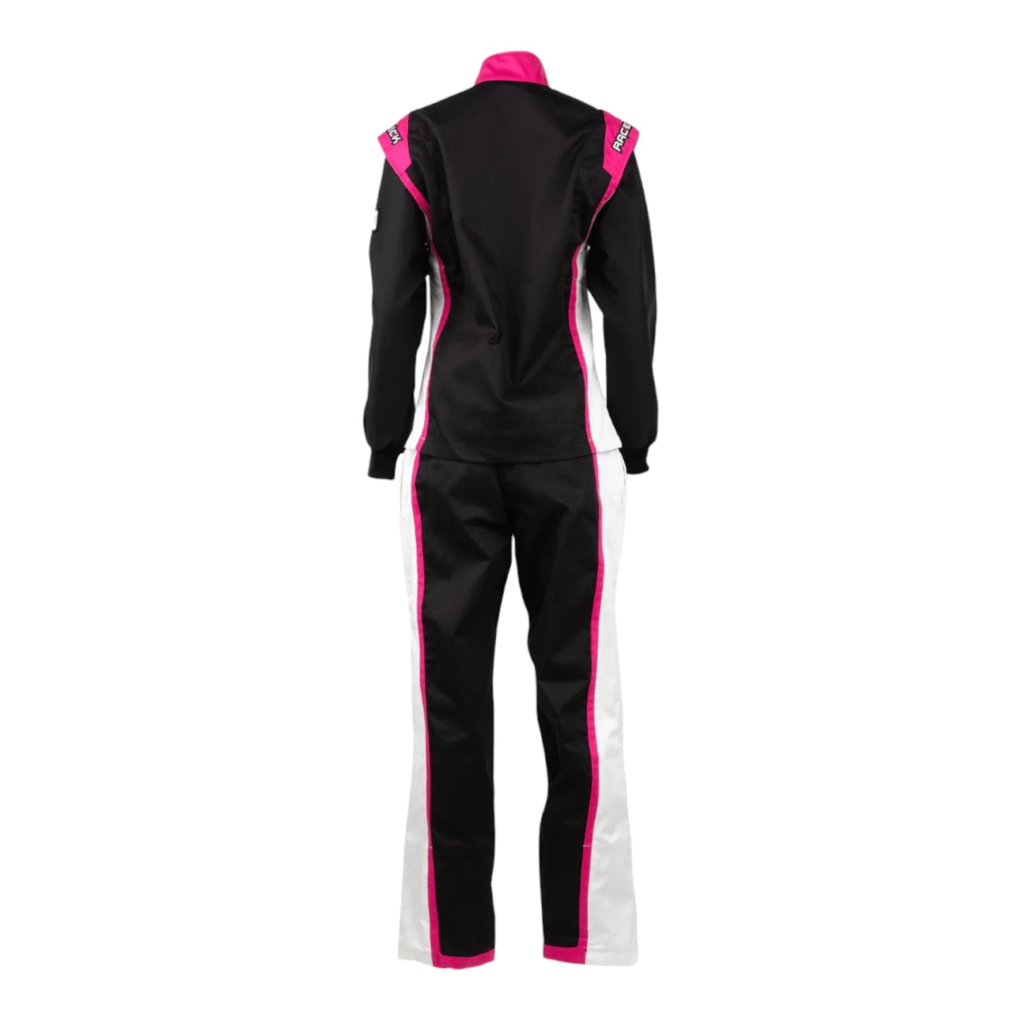 RACECHICK FIERCE TWO-PIECE WOMEN'S AUTO RACING SUIT SFI 3.2A/5 (BLACK/PINK) - Dash Racegear